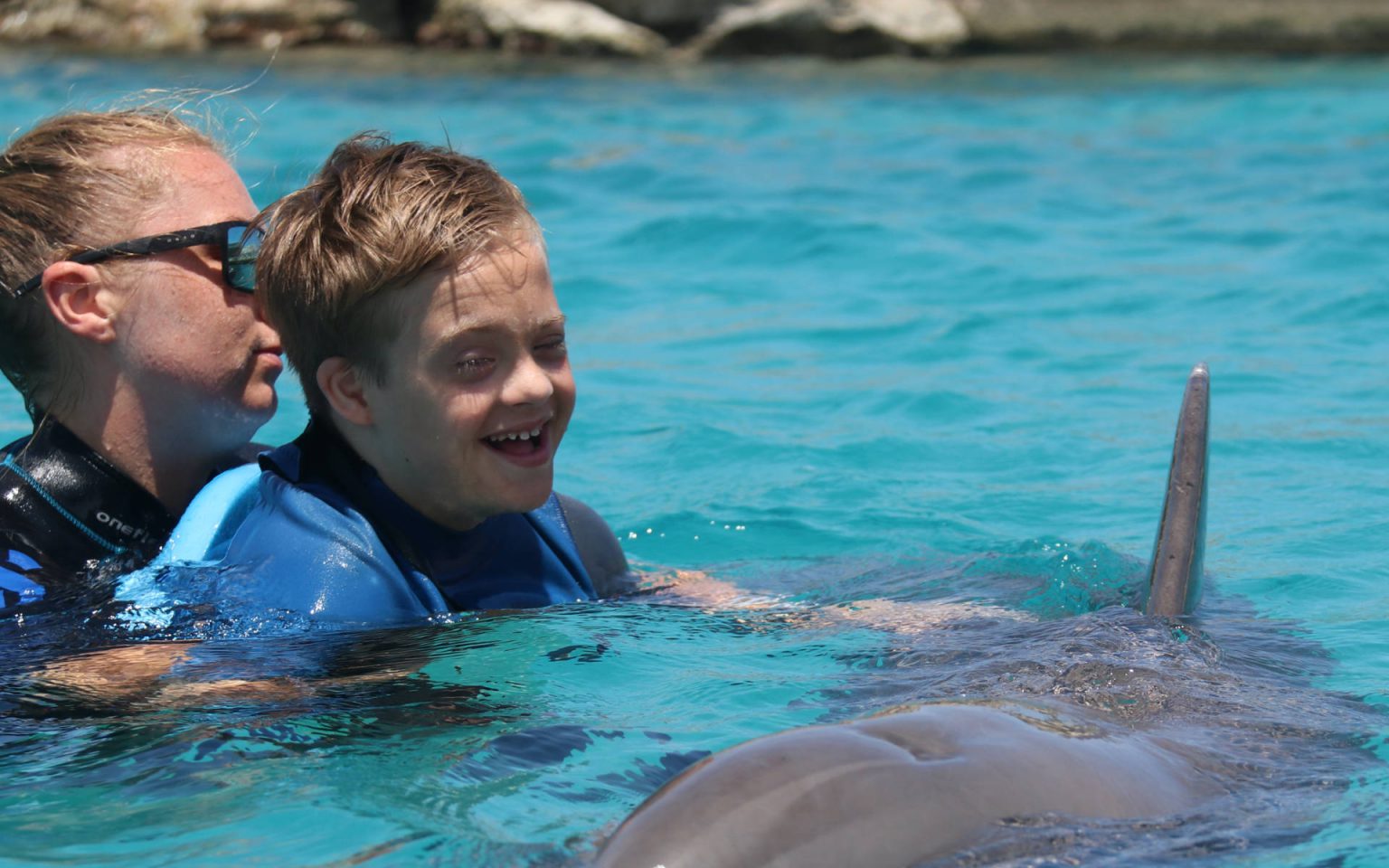 Ich Bin Ein Delfin Ich Arbeite Mit Behinderten www.delfine-therapieren-menschen.de